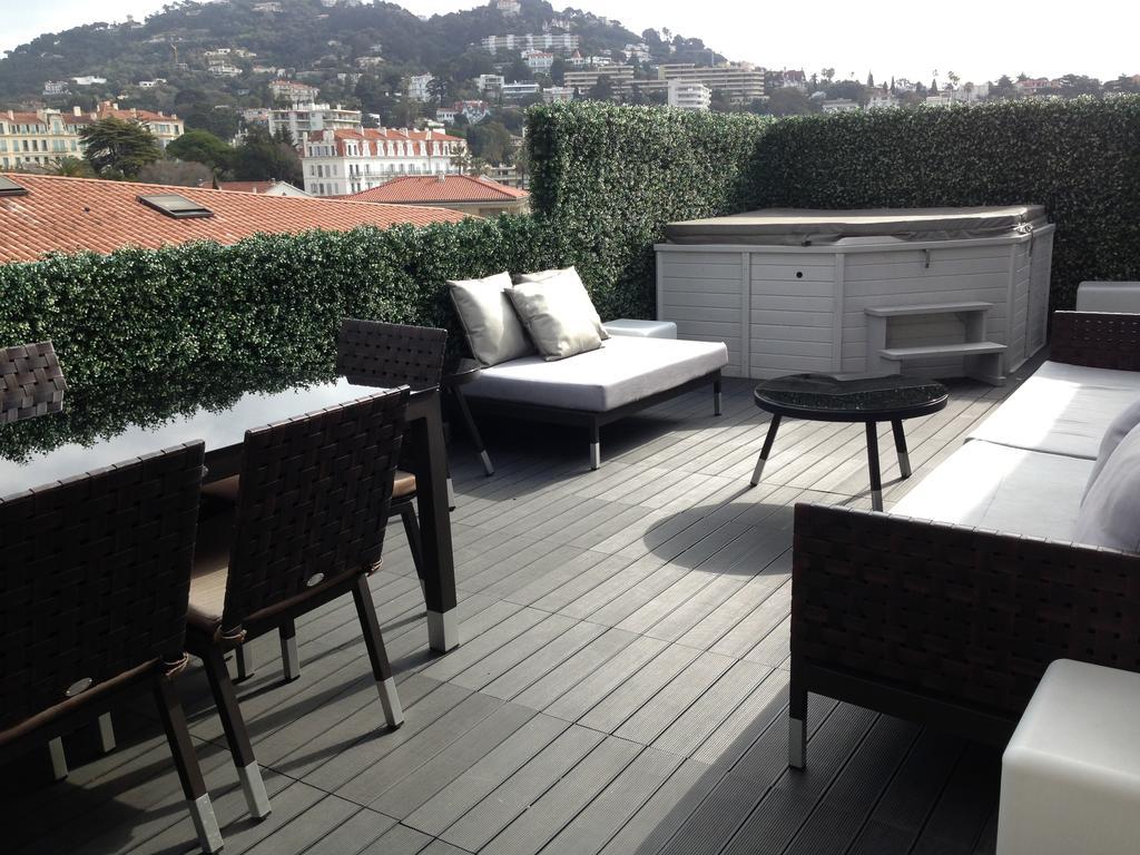 Penthouse With Jacuzzi On The Big Terrace Lägenhet Cannes Exteriör bild