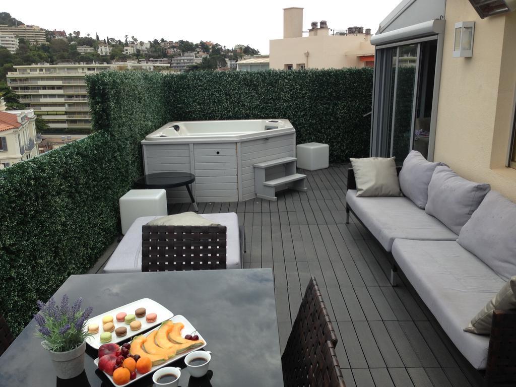 Penthouse With Jacuzzi On The Big Terrace Lägenhet Cannes Exteriör bild